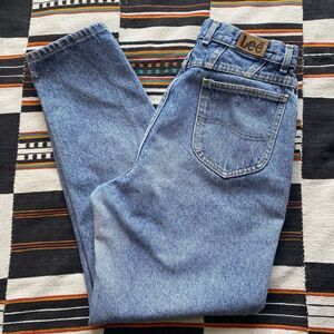Vintage Lee Riders Medium Wash High Rise Jeans. 80’s. USA. Size 27/29. Western.